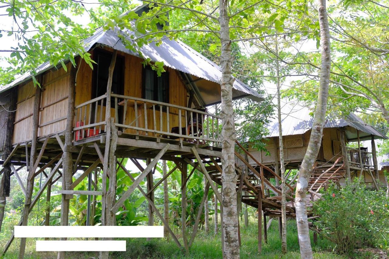 Вилла Sunny Field Eco Stilt House Каттьен Экстерьер фото