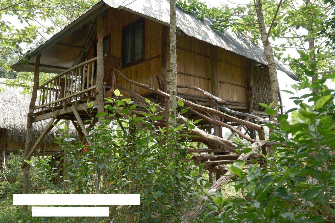 Вилла Sunny Field Eco Stilt House Каттьен Экстерьер фото