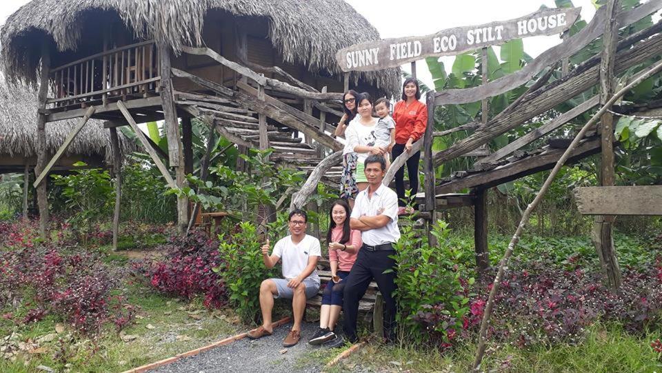Вилла Sunny Field Eco Stilt House Каттьен Экстерьер фото